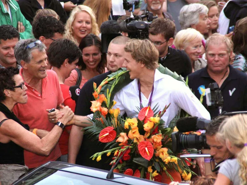 Huldiging Epke Zonderland Heerenveen